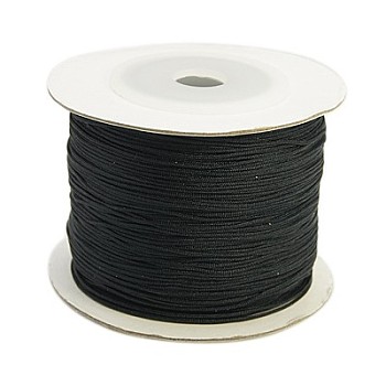 Nylon Thread, Round, 0.5mm, 30yards/roll, Black, 0.5mm