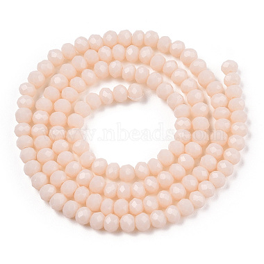 Opaque Solid Color Glass Beads Strands(EGLA-A034-P1mm-D17)-2