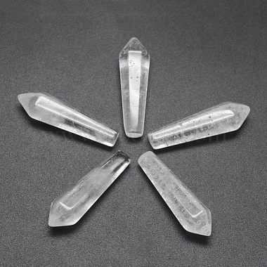 31mm Bullet Quartz Crystal Beads
