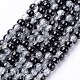Spray Painted Crackle Glass Beads Strands(CCG-Q002-4mm-11)-1