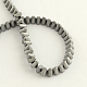 Electroplate Non-magnetic Synthetic Hematite Beads Strands(G-R259-05E)-2