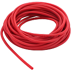 10M Round Rubber Elastic Cord Lanyard Rope, Red, 6mm, about 10.94 Yards(10m)/Bag(EC-WH0008-02B)