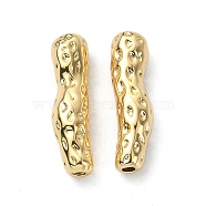 Brass Beads, Nuggets, Real 18K Gold Plated, 19x5x5mm, Hole: 1.5mm(KK-B072-41G)