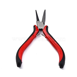 Jewelry Making Pliers, 45# Carbon Steel 6-Step Multi-Size Wire Looping Forming Pliers, Ferronickel, for Loops and Jump Rings, Red, 12.5x6.05x1.65cm(PT-C002-02B)