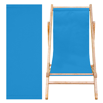 Oxford Canvas Chair, Beach Chair Cloth Replacement Supplies, Steel Blue, 1170x435x1mm