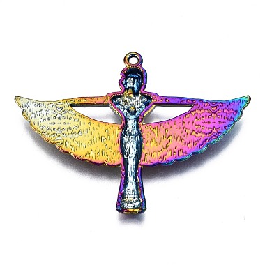 Rainbow Color Alloy Pendants(PALLOY-S180-181-NR)-3