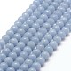 Natural Angelite Beads Strands(X-G-P217-31-6mm)-1