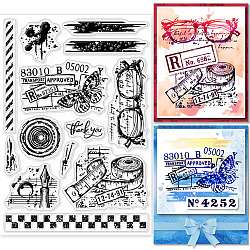 Custom PVC Plastic Clear Stamps, for DIY Scrapbooking, Photo Album Decorative, Cards Making, Mixed Shapes, 160x110x3mm(DIY-WH0448-0482)