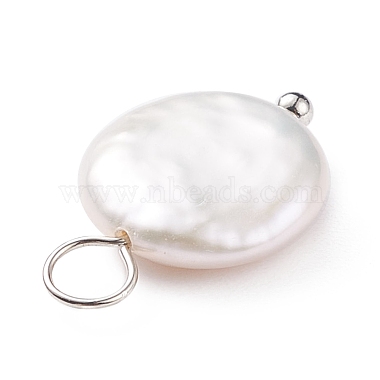 Natural Baroque Pearl Keshi Pearl Pendants(PALLOY-JF01494-02)-4