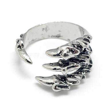 Adjustable Alloy Cuff Finger Rings(RJEW-S038-007)-2
