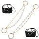 2Pcs 2 Style Imitation Pearl & Alloy Shoe Chains(FIND-SC0004-66)-1