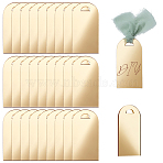 Arch Acrylic Seat Hanging Signs for Wedding Party Decor, Gold, 89.5x44.5x3mm, Hole: 14x7.5mm(DIY-WH0504-854)
