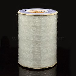 Korean Elastic Crystal Thread, For Jewelry Making, Clear, 1mm, about 546.8 yards(500m)/roll(CT-J002-1mm)