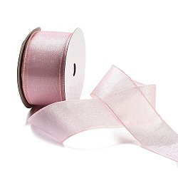 20 Yards Polyester Ribbon, for Gift Wrapping, Lavender Blush, 1-1/2 inch(38mm), about 20.00 Yards(18.29m)/Roll(OCOR-Z005-01C)