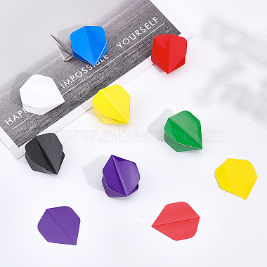 70Pcs 7 Colors ABS Dart Flights Wholesale for Steel Tip Dart and Soft Tip Darts(FIND-CA0006-66)-4