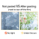 Waterproof PVC Colored Laser Stained Window Film Static Stickers(DIY-WH0314-100)-8