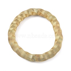 304 Stainless Steel Twisted Bangles for Women, Golden, Inner Diameter: 2-1/8 inch(5.3cm), 8.5mm(BJEW-G706-01A-G)