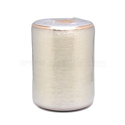 Korean Elastic Crystal Thread, DIY Jewelry Beading Stretch Cord Findings, Clear, 0.8mm, about 1093.61 yards(1000m)/roll(OCOR-O001-0.8mm-02)