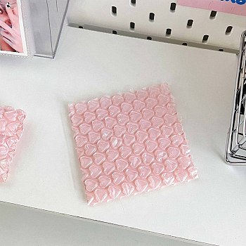 Rectangle Self Seal Bubble Mailers, Waterproof Padded Envelope Packaging, for Jewelry Makeup Supplies, Pink, 10.5x10cm