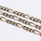 Iron Handmade Chains Figaro Chains Mother-Son Chains(CHSM005Y-AB)-1