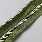 Polyester Twist Lip Cord Trim, for Curtain, Pillow Decoration, Olive Drab, 3/4 inch(20mm), about 27.34 Yards(25m)/Skein(SRIB-WH0011-234)