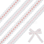 24M 2 Colors Polyester Stretch Lace Ribbon, Garment Accessories, Mixed Color, 5/8~3/4 inch(15~19mm), 12m/color(OCOR-ME0001-38)