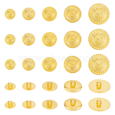 Gold Plastic Button