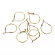 Brass Hoop Earrings Settings(EJEW-F124-01C-B)-1