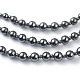 Non-Magnetic Synthetic Hematite Beades 3 Layer Necklaces(NJEW-H307-02)-2