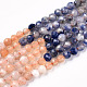 Natural & Synthetic Mixed Gemstone Beads Strands(G-D080-A01-03-15)-4