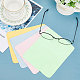 4Pcs 4 Colors Suede Fabric Glasses Cleaning Cloth(FIND-GL0001-01)-3