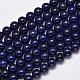 Dyed Natural Lapis Lazuli Round Beads Strands(X-G-M169-4mm-05)-1