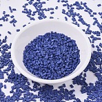 MIYUKI Half TILA Beads, Japanese Seed Beads, 2 Hole, (HTL2075) Matte Opaque Cobalt Luster, 5x2.3x1.9mm, Hole: 0.8mm, about 1250pcs/50g(SEED-X0054-HTL2075)