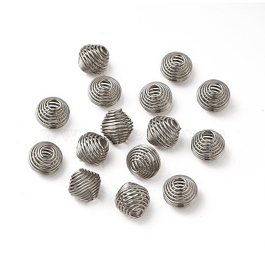 304 Stainless Steel Spring Beads(STAS-E040-1)-2