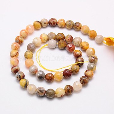 Natural Crazy Agate Beads Strands(G-G542-14mm-10)-2