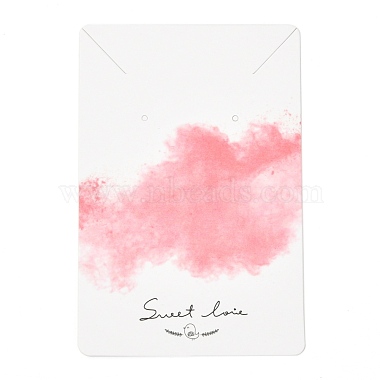 Pink Paper Jewlery Display Cards