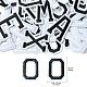 2 Bags 52Pcs 2 Colors Polyester Thread Cloth Patch(PATC-CJ0001-11)-2