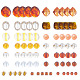 PandaHall Elite 390Pcs 15 Style Transparent Acrylic Beads(TACR-PH0001-29)-7