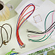 9Pcs 9 Colors Cotton Wax Cord Mask Strap Extender(AJEW-GF0007-11)-4