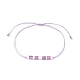 Glass Seed Link Bracelet(BJEW-JB08894-02)-1