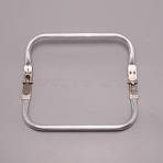 Aluminum Bag Handle, Bag Replacement Accessories, Silver, 9.3x20x2.05cm(FIND-WH0094-25B)