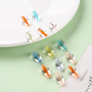 Perles en acrylique transparente(X-TACR-S154-26A)-6