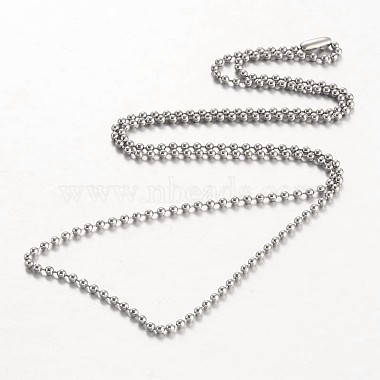 Stainless Steel Ball Chains Necklace(NJEW-JN01427-03)-2
