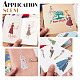 6 Sets 6 Colors Vintage Self-Adhesive Paper Stickers(STIC-CP0001-01)-7