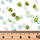 perles de rocailles en verre de couleurs intérieures opaques et transparentes(SEED-F004-4mm-04)-6