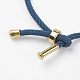 Изготовление браслетов из крученого шнура(X-MAK-L012-07)-2