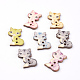 2-Hole Printed Wooden Buttons(X-WOOD-S037-030)-1