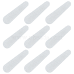 Non-Slip Silicone Hanger Grips, Clothes Hanger Strips, Clear, 68.5x18.5x1.5mm, 40pcs/set(DIY-GO0002-62B)