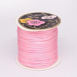 Nylon Thread, Pink, 2mm, about 25.15 yards(23m)/roll.(LW-K001-2mm-103-A)