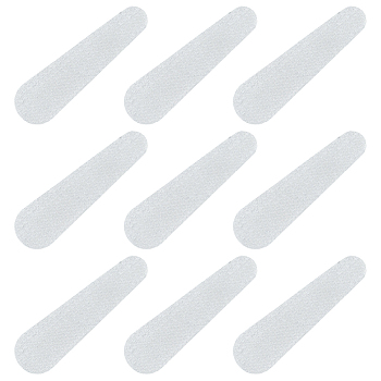 Non-Slip Silicone Hanger Grips, Clothes Hanger Strips, Clear, 68.5x18.5x1.5mm, 40pcs/set